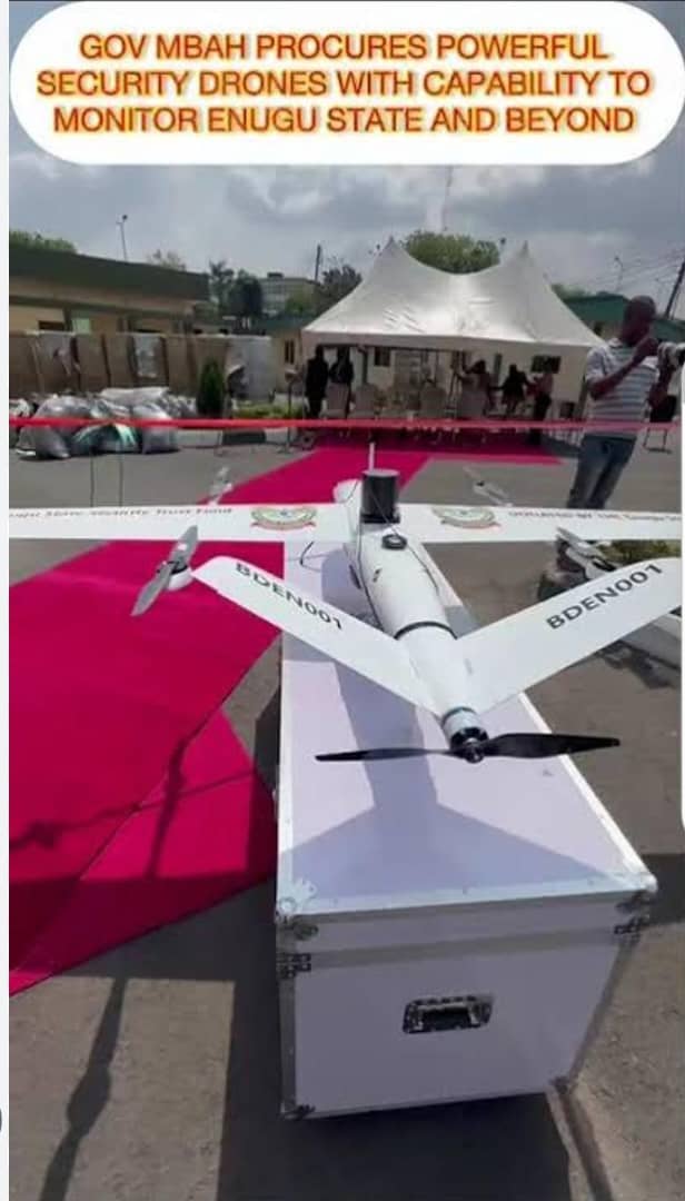 Enugu State has procured and deployed advanced surveillance drones as part of a comprehensive security enhancement strategy aimed at curbing the escalating incidences of kidnapping and armed violence within the state.